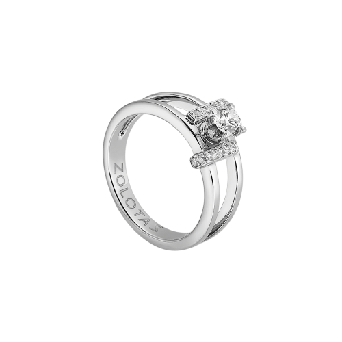 LOVE ROCKS solitaire ring